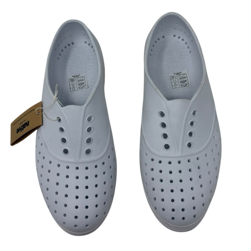 NEW - NATIVE Shoes Jericho Slip-On Shell WHITE - Womens New with Tags Size W6